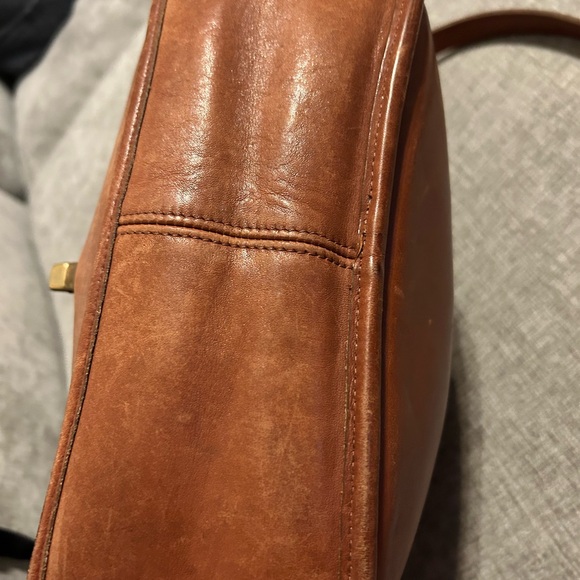 Vintage Coach City Bag #9790 – April 1992 – British Tan – Original Hang Tag - Picture 14 of 14